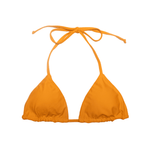 Zoya Orange Indah Top | Minimalist String Triangle Bikini Top Midori Bikinis