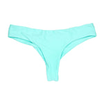 Aruba Teal Blue Brayden Bottom: Sustainable Cheeky Coverage - Midori Swimwear Midori Bikinis