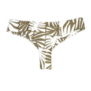 Green Palm Print Brayden Bikini | Cheeky Brazilian Surf Swim Bottom Midori Bikinis