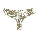 Green Palm Print Brayden Bikini | Cheeky Brazilian Surf Swim Bottom Midori Bikinis