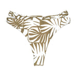 Green Palm Print Stevie Bottom | Mid-Waisted Cheeky Bikini Midori Bikinis
