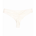 Ecru Off-White Cream Brayden Bottom | Cheeky Brazilian Bikini Bottom Midori Bikinis