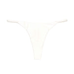 Ecru Off-White Cream Cruz Bottom | Minimal Thong Bikini Bottoms Midori Bikinis