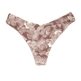Mauve Palm Cheeky Swim Bottom | Bikinis without Scrunch Midori Bikinis