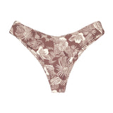 Mauve Palm Cheeky Swim Bottom | Bikinis without Scrunch Midori Bikinis