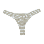 Malta Green Striped Kai Bottom | Tiny Scrunch Swim Bottoms Midori Bikinis