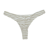 Malta Green Striped Kai Bottom | Tiny Scrunch Swim Bottoms Midori Bikinis