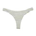 Malta Green Striped Kai Bottom | Tiny Scrunch Swim Bottoms Midori Bikinis