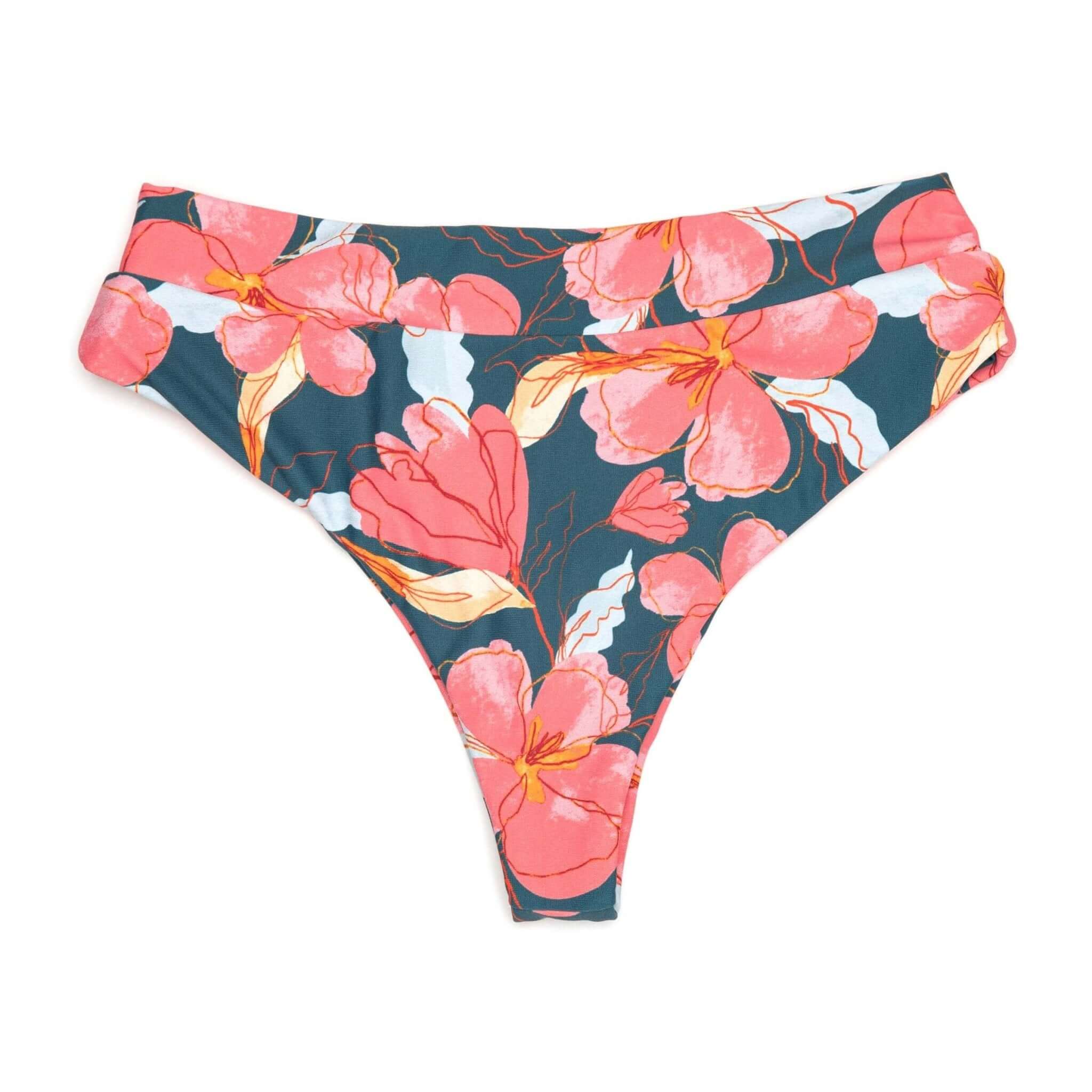 Maui Noah Bottom | Mid-Waisted Bikini Bottoms Midori Bikinis