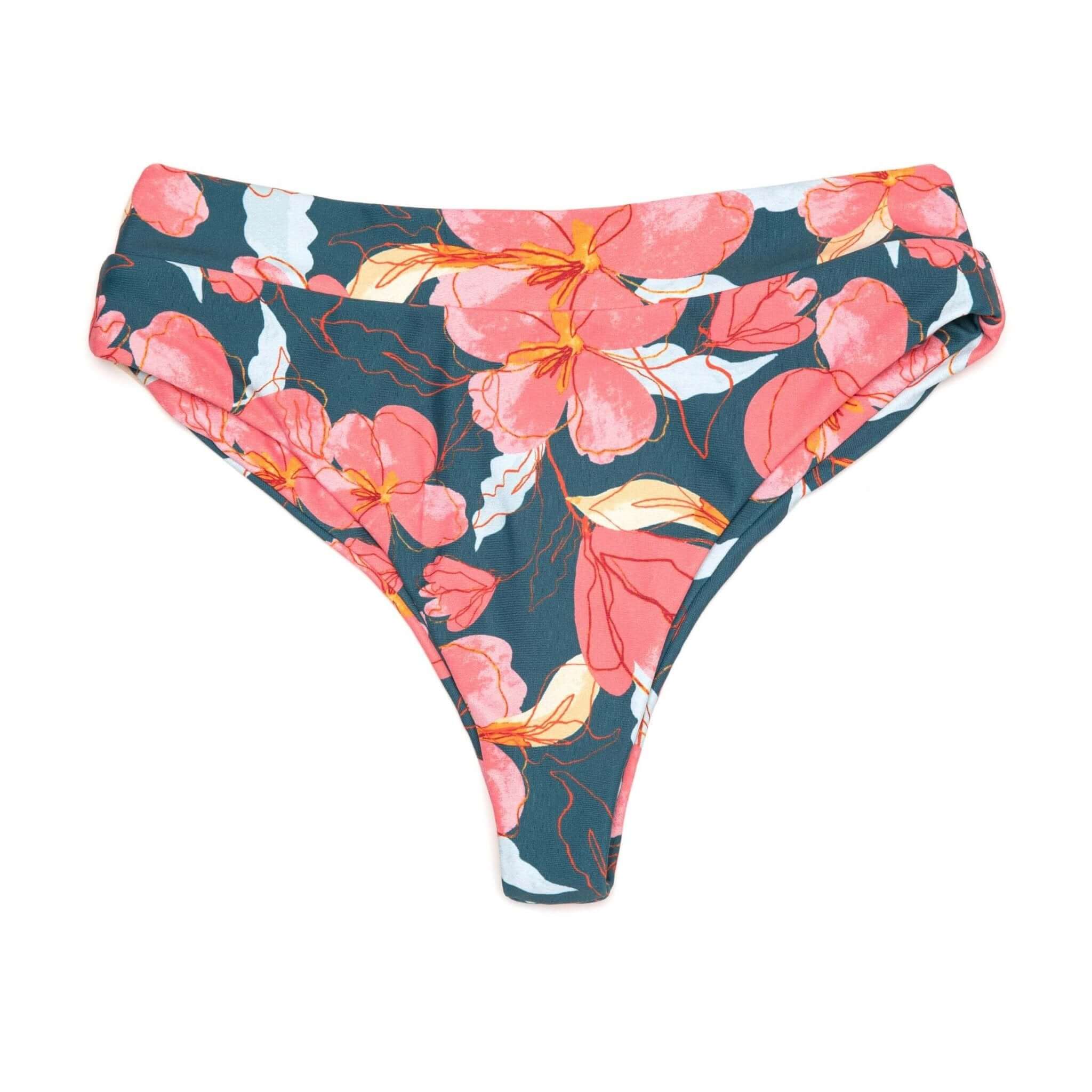 Maui Noah Bottom | Mid-Waisted Bikini Bottoms Midori Bikinis