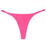 Bright Pink Cruz Minimal Coverage Thong Bottom - Midori Bikinis Midori Bikinis