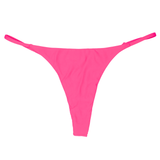 Bright Pink Cruz Minimal Coverage Thong Bottom - Midori Bikinis Midori Bikinis