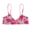 Pua Purple Scoop Floral Bikini | Adjustable Surf and Swim Top Midori Bikinis