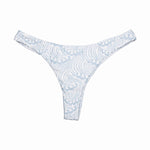 Tide Blue Wave Print Kai Bottom | Tiny Scrunch Swim Bottoms Midori Bikinis