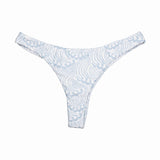 Tide Blue Wave Print Kai Bottom | Tiny Scrunch Swim Bottoms Midori Bikinis