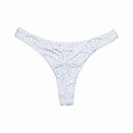 Tide Blue Wave Print Kai Bottom | Tiny Scrunch Swim Bottoms Midori Bikinis