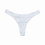 Tide Blue Wave Print Kai Bottom | Tiny Scrunch Swim Bottoms Midori Bikinis