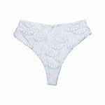 Malta Green Striped Swim | Mid-Waisted Noah Bikini Bottoms Midori Bikinis