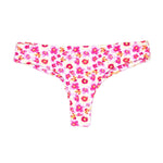 Pink and Yellow Plumeria Floral Brayden Bikini | Cheeky Brazilian Surf Swim Bottom Midori Bikinis