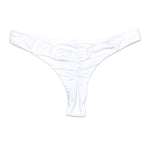 White Kai Bottom | Tiny Scrunch Swim Bottoms Midori Bikinis