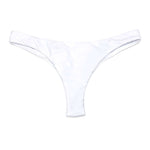 White Kai Bottom | Tiny Scrunch Swim Bottoms Midori Bikinis