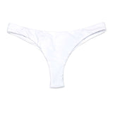 White Kai Bottom | Tiny Scrunch Swim Bottoms Midori Bikinis