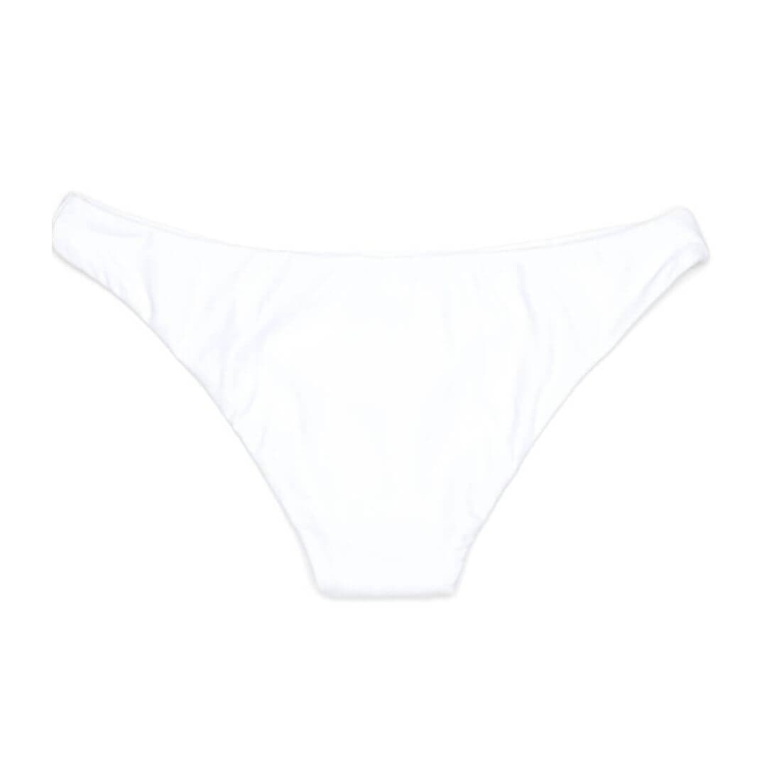 White Parker Bottom | Moderate Coverage Bikinis Midori Bikinis